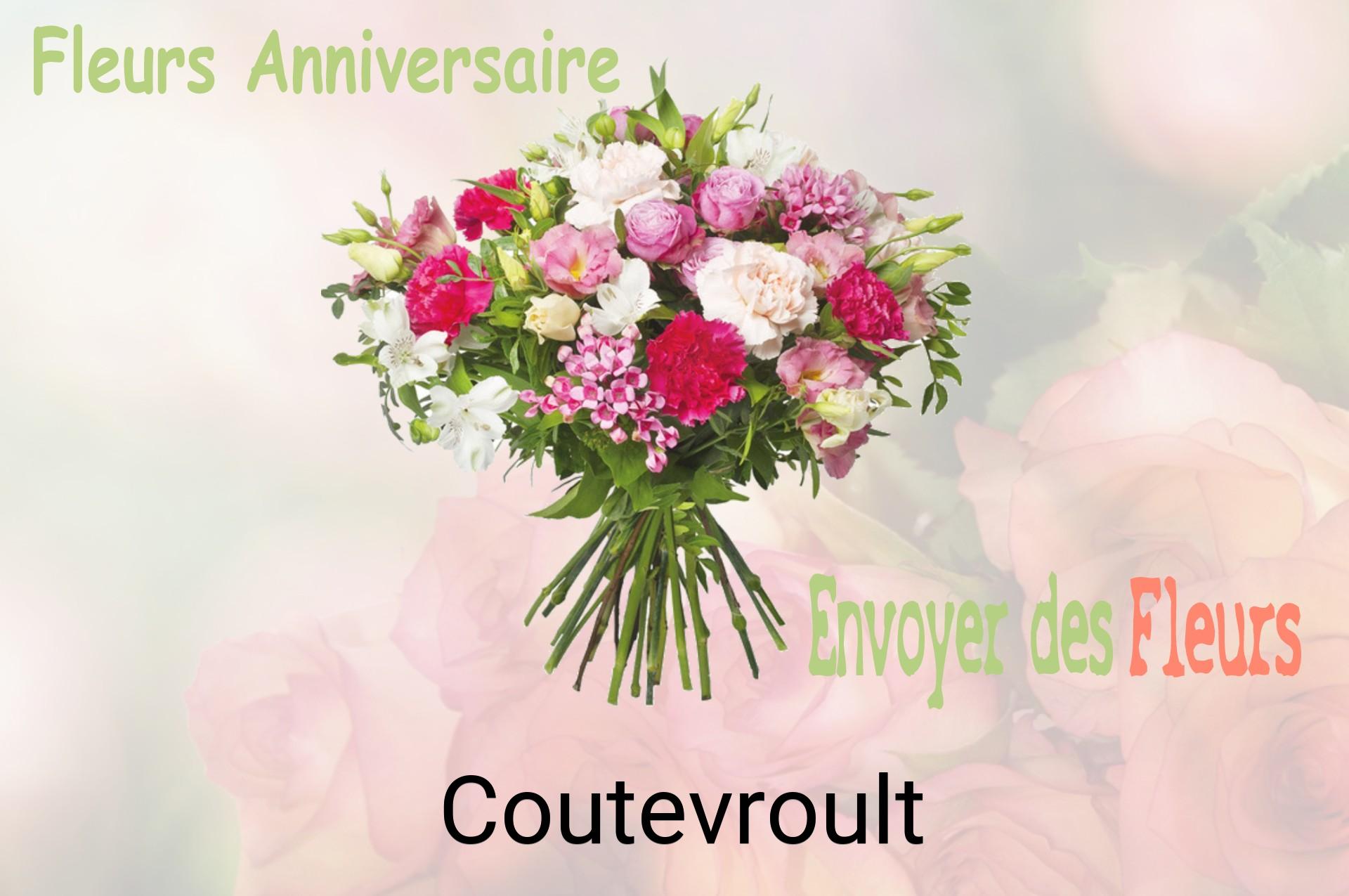 Bouquet de fleurs d’anniversaire livré à Coutevroult